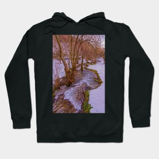 Calc-sinter or Travertine terraces, Gutenberg, South Germany Hoodie